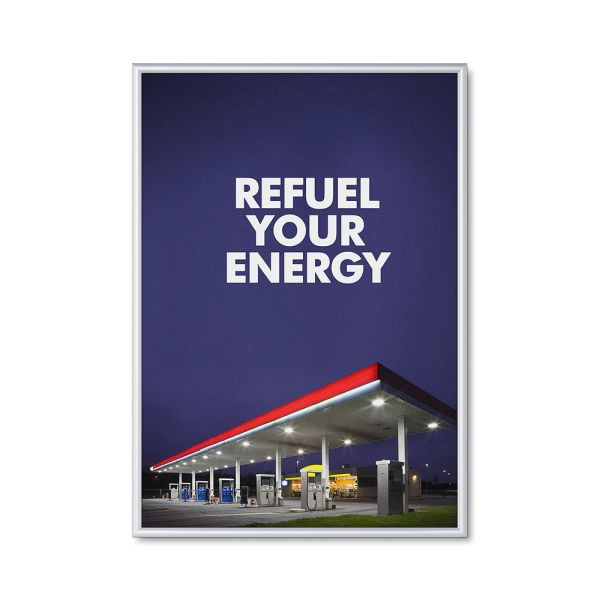 Showdown Displays Klapprahmen DIN A0 - Brandschutz B1 (25 mm), KRA0G25B1