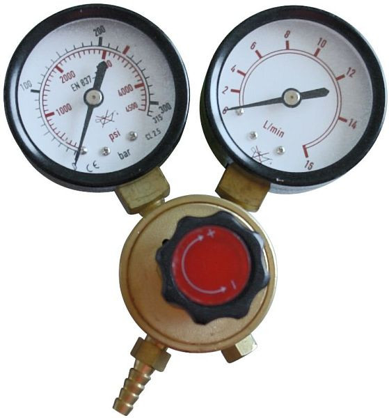 Güde Druckregler CO2/ARGON GDR2, Inhaltsmanometer: 0 - 220 bar, 16900, 4015671319241