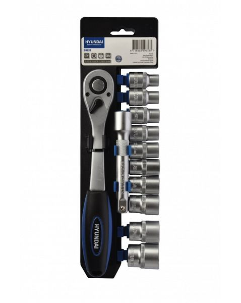 HYUNDAI 1/2"-Steckschlüsselset 59633, 12-teilig, RSET59633