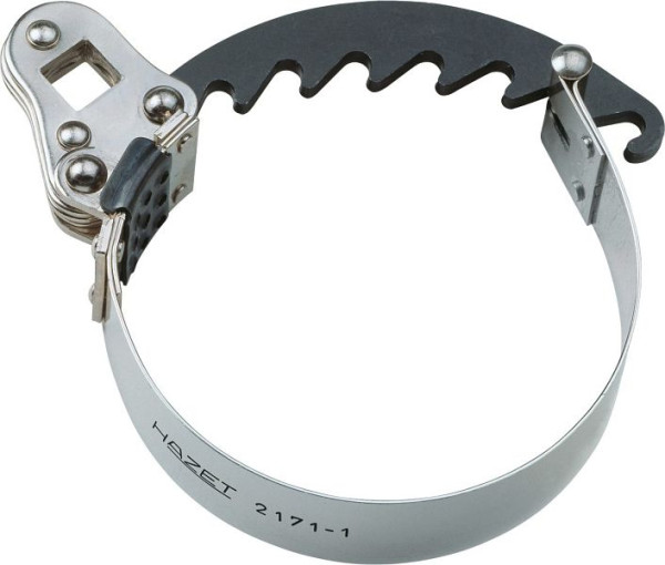 Hazet Ölfilter-Schlüssel, Vierkant hohl 12,5 mm (1/2 Zoll), 80 - 110, 2171-1