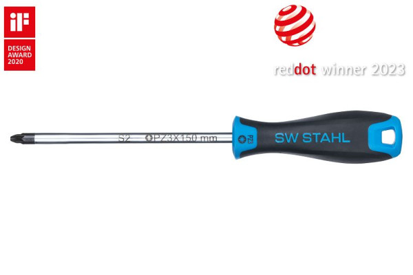 SW-Stahl Schraubendreher, Kreuz, PZ3 x 150 mm, 32767SB, 4033592139892