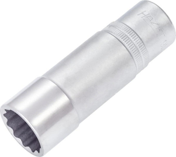 Hazet Steckschlüsseleinsatz, Doppelsechskant, Vierkant hohl 12,5 mm, Außen-Doppel-Sechskant-Tractionsprofil, 13/16 ", 900TZ-20.8-13/16