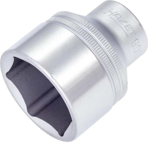 Hazet Steckschlüsseleinsatz, Sechskant, Vierkant hohl 12,5 mm (1/2 Zoll), Außen-Sechskant-Tractionsprofil, 34 mm, 900-34