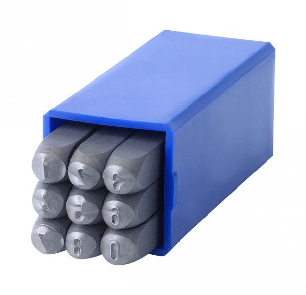 GRAVUREM S Standard Schlagzahlensatz 0-9, Schrifthöhe: 2 mm, 10002000