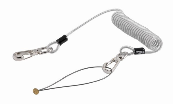 Bahco Aufrollbare Sicherungsleine, 1,5 m, 1,7 mm Dicke, 439000001