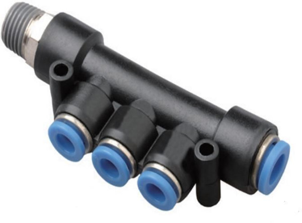 Airpress Verteiler 4x6 mm x 1/4", 9MF46G02, 8712418393897