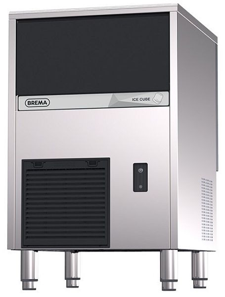 Brema Eiswürfelbereiter als Kegeleiserzeuger, Eisproduktion: ca. 44 kg / 24 Stunden, Luftkühlung, R290, 455 W, 497x592x687 mm, MICE41HCA