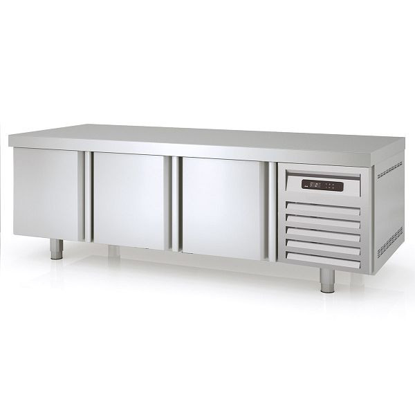 Vaiotec TOPLINE Unterbaukühltisch 700 / 3-fach GN 1/1 mit 3 Türen Breite: 1795 mm, 11567