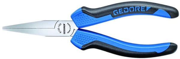 GEDORE Flachzange ohne Schneide, gezahnt, 2K-Griff, 160 mm, 6715170