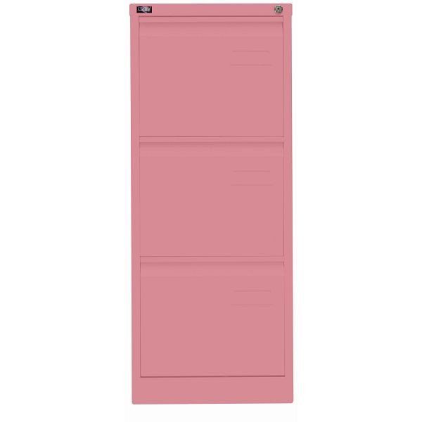 Bisley LIGHT Hängeregistraturschrank LIGHT, einbahnig, 3 HR-Schubladen, 601 pink, IPCCA13601