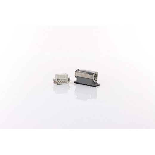 ELMAG Industriesteckbuchse 10-polig für Stromerzeuger, Typ Molex 7810.4542.0 mit Klappdeckel, 9503772