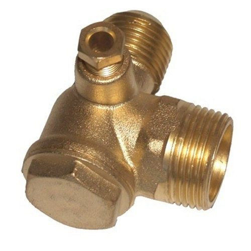 AEROTEC Rückschlagventil 3/4 Zoll AG - 1/2 Zoll AG Konussitz, 9048003-PS