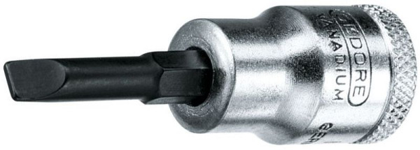 GEDORE 5,5x1 Schraubendrehereinsatz 3/8'' für Schlitzschrauben, 6666100