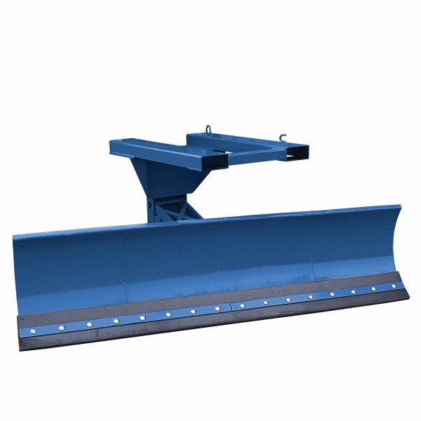 Eichinger Industrie Schneepflug mit Niveauausgleich, Einfahrtasche oben Schildbreite 2100 mm enzianblau, gummi, 20730700097001