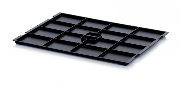 Auer ESD-Deckel für KLT-Behälter, Passend für: 60 x 40 cm, ESD KLT-D 65