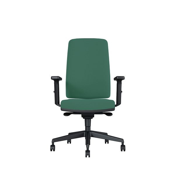 Bisley Bürodrehstuhl Stone, Mit Armlehnen, Kunststofffußkreuz, MR6496 forest green, STONEKLMR6496