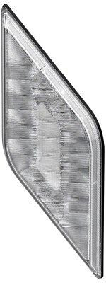 HELLA Nebelschlussleuchte, Shapeline Style, LED, 12/24V, Anbau/geschraubt, Lichtscheibenfarbe: transparent, links, senkrechte Befestigung, 2NR 013 345-231