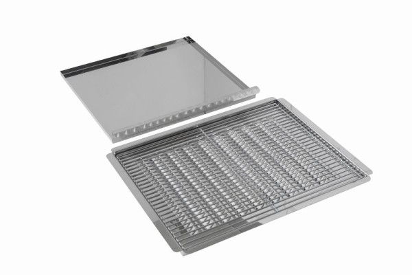 Bartscher Grillrost-Set TB1100, Material: Stahl, Edelstahl, Verchromt, 106206, 4015613534794