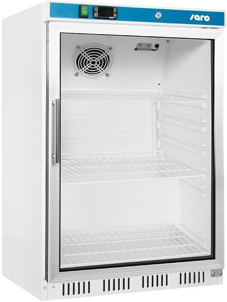Saro Lagerkühlschrank mit Glastür - weiß Modell HK 200 GD, 323-4030