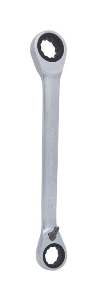 KS Tools GEARplus Doppel-Ratschenringschlüssel umschaltbar 12x13mm, 503.4575