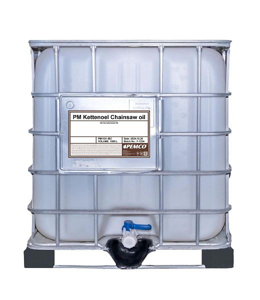 PEMCO 1101 Kettenöl, VE: 1000 l, für Benzinsägen, PM1101-IBC