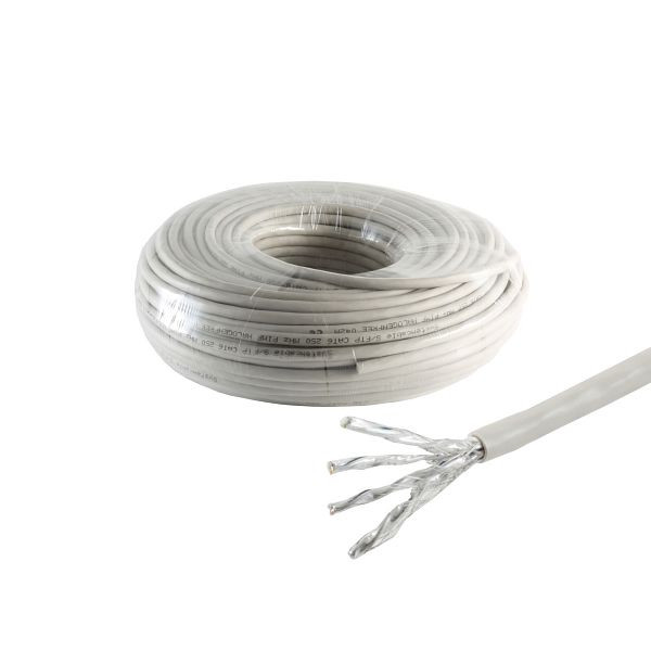 S-Conn Verlegekabel, cat 6, S/FTP, PIMF, Halogenfrei, 25,0m, 75900-25HS