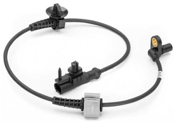HELLA Sensor, Raddrehzahl, 2-polig, Vorderachse, Kabel: 631mm, mit Halter, 6PU 230 040-421