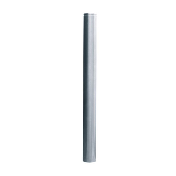 Stein HGS Absperrpfosten -Bollard-, mit Ziernut, zum Aufdübeln, mit Bodenplatte Ø 150mm, 3 Ösen (90°), 4272p-3