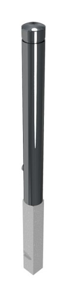 Schake Aluminiumpoller Ø 100 mm, herausnehmbar, mit Dreikantverschluss nach DIN 3223, selbsteinrastende Verriegelung, 40101FB