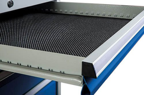 Bedrunka+Hirth Anti-Rutschmatte, Einlage für Schublade R 24-24, Maße in mm (BxTxH): 600 x 600 x 3, T736, 65.071.731