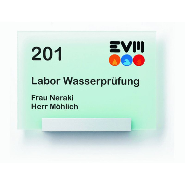 Stein HGS Türschild -Unitex M-, Türschild/210x297mm, grün opak, 21171-01