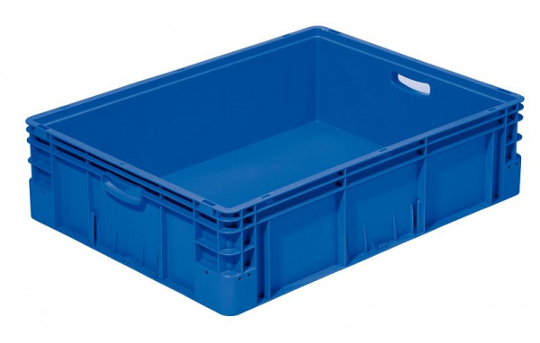 Kappes Euro-Transportbehälter blau, 800 x 600 x 220 mm, 6477.00.4050