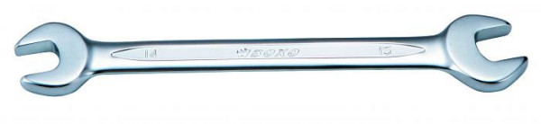 Boxo Doppel-Maulschlüssel-Satz in Rolltasche 12-teilig, VE: 10 Stück, WR1720-12B