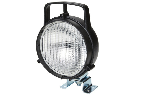 HELLA Halogen-Arbeitsscheinwerfer, W131, 24/12V, 1000lm, Anbau, 4-Punkt Befestigung, Nahfeldausleuchtung, Flachstecker, mit Gummitülle, 1G3 996 001-331