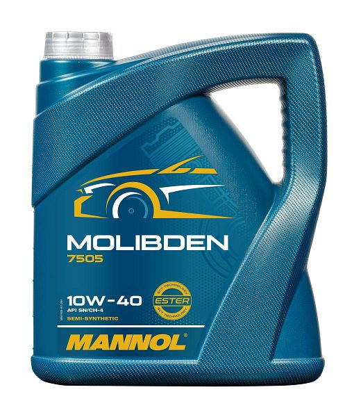 MANNOL Motoröl 7505 Molibden 10W-40, VE: 4 l, MN7505-4