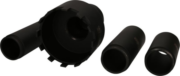KS Tools Nutmuttern-Schlüssel-Satz mit 3 Führungsrohren für Mercedes, Ø 105,5 mm, 4-teilig, 460.5420