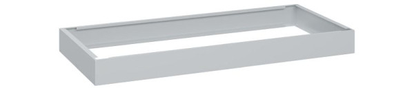 C+P Unterbauten Classic PLUS, C auf 100 mm hohem Sockel, Lichtgrau, 100 x 1200 x 500 mm, Stahl-Sockel, 08000-7001205 S10000