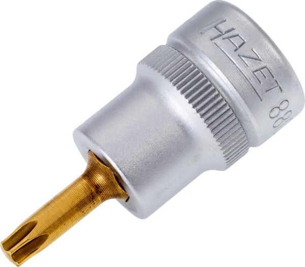 Hazet Schraubendreher-Steckschlüsseleinsatz TORX®, Vierkant hohl 10 mm (3/8 Zoll), Innen TORX® Profil, T25, 8802-T25