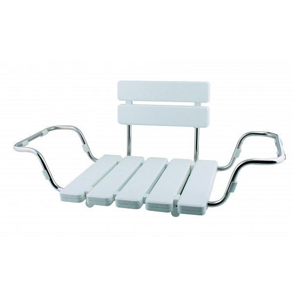 Sanotechnik Badewannensitz mit Rückenlehne, weiß gefärbt, 80031