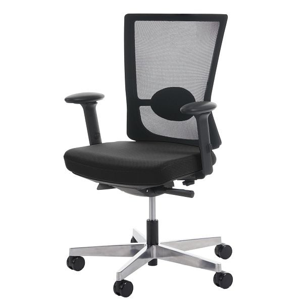 Mendler Bürostuhl MERRYFAIR Forte, Schreibtischstuhl, Sliding-Funktion ergonomisch, schwarz, 44373