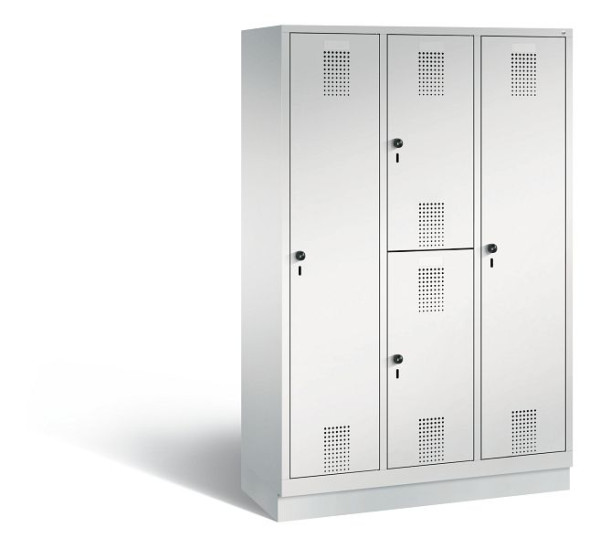 C+P Kombi-Spind Evolo, H1800xB1200xT500mm, Farbe: Lichtgrau, 48620-32 S10015