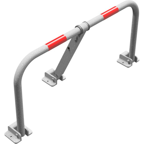 Stein HGS Parkplatzsperrbügel -umklappbar-, mit Profilzylinderschloss verschiedenschließend, 472z