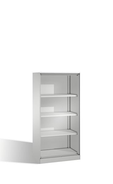 C+P Büroregal Asisto, H1635xB800xT435mm, Farbe: Lichtgrau, 4 OH, 140013-000 S10003