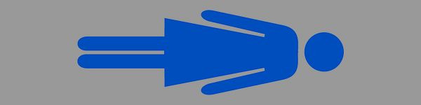 Schilder Klar Damen (Symbol), 160x40x1 mm Kunststoff, 45087/72