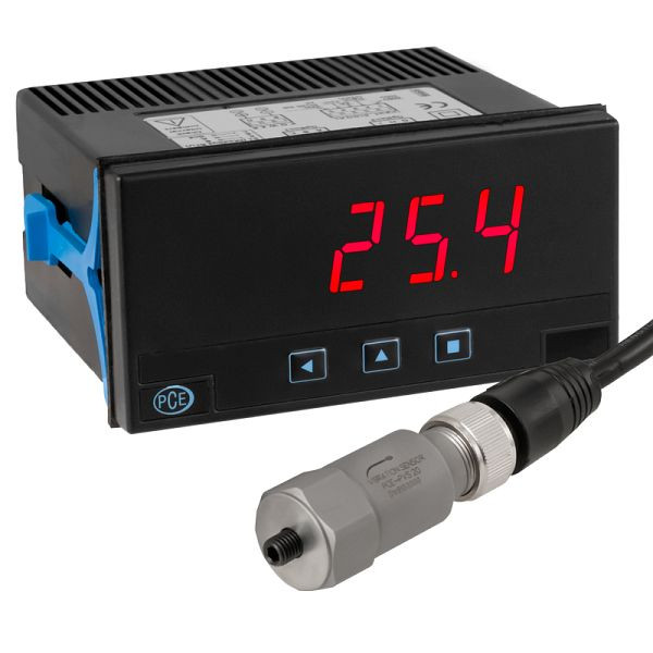 PCE Instruments Piezoelektrischer Vibrationssensor PCE-PVS 20 inklusive Einbau-Anzeige PCE-DPD-U, PCE-PVS 20-DPD-U