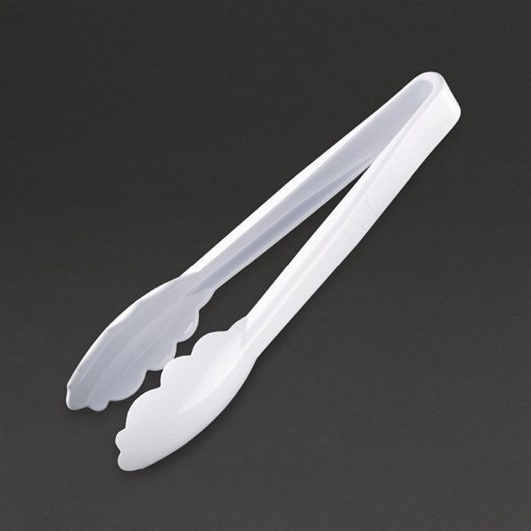 Vogue Kristallon Servierzange weiß 23cm, Polycarbonat, P941