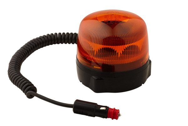 HELLA LED-Blitz-Kennleuchte, RotaLED, 12/24V, gelb, Anbau/Magnetbefestigung, Kabel: 600mm, Stecker: DIN ISO 4165, 2XD 012 878-021