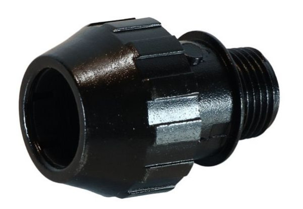 Airpress Übergangsmuffe Aluminium 20 mm x 1/2" Außengewinde, 9PPSMM2012