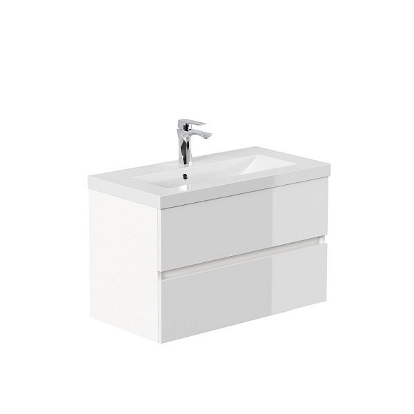 HOME DELUXE Badezimmermöbel WANGEROOGE BIG Deluxe – S Weiß, 55761