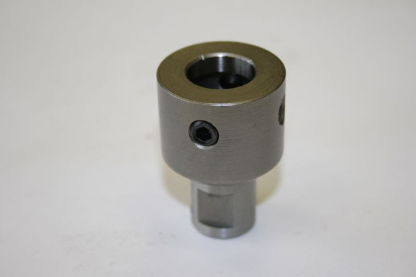 ELMAG Adapter für Kernbohrer, Weldon 19 auf 'Quick-In' (Werkzeugsicherung jedoch durchWurmschraube), 62053